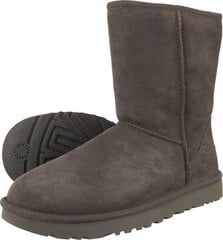 UGG Сапоги для женщин Classic Short II, серые цена и информация | Женские ботинки | pigu.lt