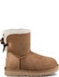 UGG žieminiai batai moterims Mini Bailey Bow II 1016501, rudi kaina ir informacija | Aulinukai, ilgaauliai batai moterims | pigu.lt