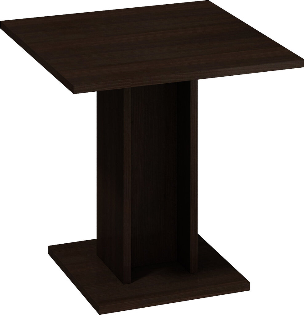 Stalas Bond, 75 cm, tamsiai rudas цена и информация | Virtuvės ir valgomojo stalai, staliukai | pigu.lt