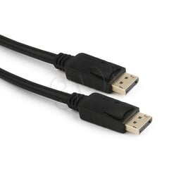 Кабель Gembird, 2 штекера DisplayPort, 3 м, черный цена и информация | Адаптеры, USB-разветвители | pigu.lt