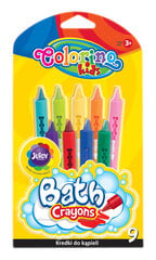 Карандаши для ванной комнаты Colorinos, 9 цветов цена и информация | Игрушки для малышей | pigu.lt