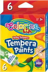 Краски Colorino Tempera Paint, 6 шт, 12 мл цена и информация | Colorino Товары для детей и младенцев | pigu.lt