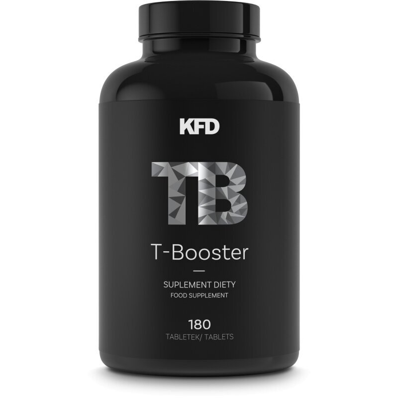 KFD T-booster, 180 kapsulių цена и информация | Testosterono skatintojai | pigu.lt