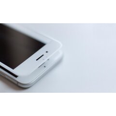 Grūdinto stiklo ekrano apsauga 3MK HardGlass Max, skirta Apple iPhone 6S telefonui, skaidri/balta kaina ir informacija | Apsauginės plėvelės telefonams | pigu.lt