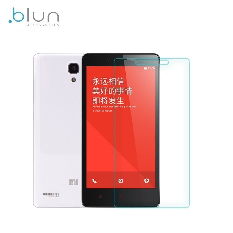 Blun Extreeme Shock Screen Protector 0.33mm / 2.5D Glass Xiaomi Redmi Note 4 kaina ir informacija | Apsauginės plėvelės telefonams | pigu.lt