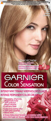 Ilgalaikiai plaukų dažai Garnier Color Sensation 110 ml, 7.0 Delicate Opal Blond kaina ir informacija | Plaukų dažai | pigu.lt