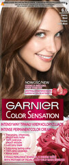 Ilgalaikiai plaukų dažai Garnier Color Sensation 110 ml, 6.0 Precious Dark Blond kaina ir informacija | Plaukų dažai | pigu.lt