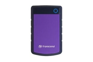 Transcend StoreJet 25H3 4TB 2,5" USB 3.0 kaina ir informacija | Išoriniai kietieji diskai (SSD, HDD) | pigu.lt