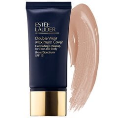 Estee Lauder Double Wear Maximum Cover SPF 15 Жидкий макияж для лица и тела 3C4 Medium Deep 30 мл цена и информация | Пудры, базы под макияж | pigu.lt