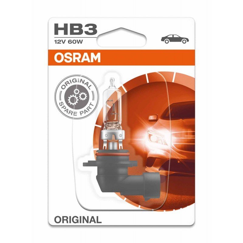 Automobilinė lemputė Osram Original Line HB3, 1 vnt. kaina ir informacija | Automobilių lemputės | pigu.lt