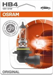 Automobilinė lemputė Osram Original Line HB4, 1 vnt. (blisteris) kaina ir informacija | Automobilių lemputės | pigu.lt