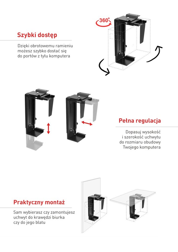 Maclean MC-713 kaina ir informacija | Monitorių laikikliai | pigu.lt