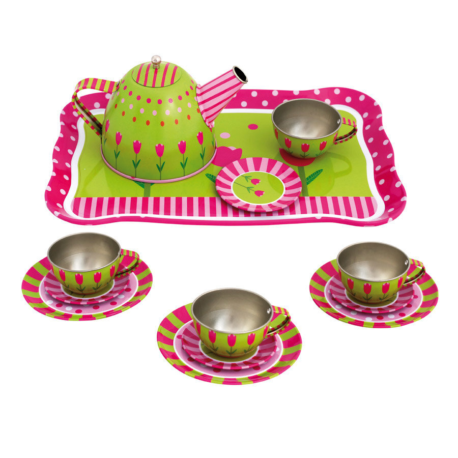 Metalinis arbatos servizas Bino, 15 dalių цена и информация | Žaislai mergaitėms | pigu.lt