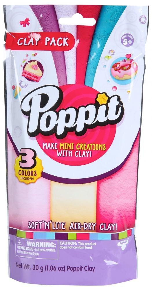 Plastilino rinkinys Shopkins Poppit, 1 vnt.​ kaina ir informacija | Lavinamieji žaislai | pigu.lt