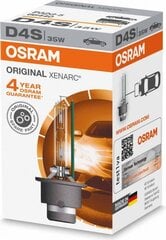 Automobilinė ksenon lemputė Osram Xenarc Original D4S, P32D-5 kaina ir informacija | Osram Elektros įranga | pigu.lt