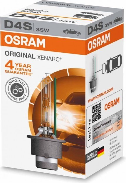 Automobilinė ksenon lemputė Osram Xenarc Original D4S, P32D-5 kaina ir informacija | Automobilių lemputės | pigu.lt