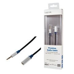 LogiLink miniJack 3.5 mm, 1.5 m kaina ir informacija | Kabeliai ir laidai | pigu.lt