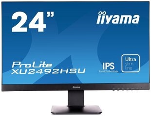 Iiyama ProLite XU2492HS-B1 24 '' kaina ir informacija | Iiyama Kompiuterinė technika | pigu.lt