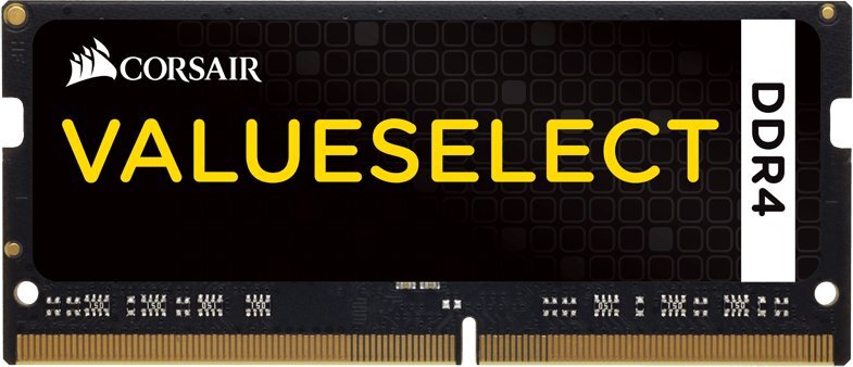 Corsair DDR4 SODIMM 8GB 2133MHz CL15 (CMSO8GX4M1A2133C15) цена и информация | Operatyvioji atmintis (RAM) | pigu.lt