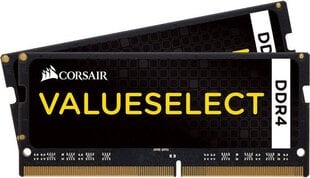 Оперативная память Corsair ValueSelect SO-DDR4 2133 МГц 16 ГБ (2x 8 ГБ) CMSO16GX4M2A2133C15 цена и информация | Corsair Духи, косметика | pigu.lt