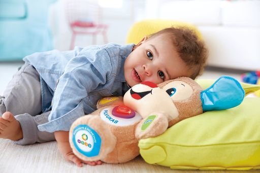 Išmaniųjų lygių šuniukas Fisher Price, DLM21, lietuvių kalba цена и информация | Minkšti (pliušiniai) žaislai | pigu.lt