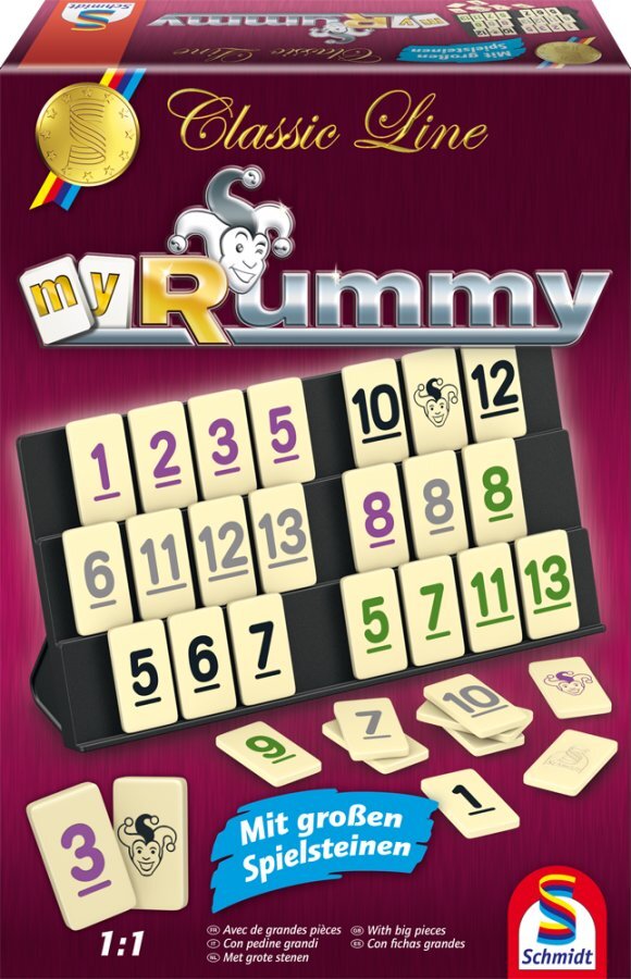 Klasikinė linija: „My Rummy“ stalo žaidimas kaina ir informacija | Stalo žaidimai, galvosūkiai | pigu.lt