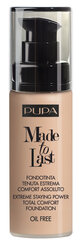 Makiažo pagrindas Pupa Made To Last Foundation 30 ml, 020 Light Beige kaina ir informacija | Makiažo pagrindai, pudros | pigu.lt