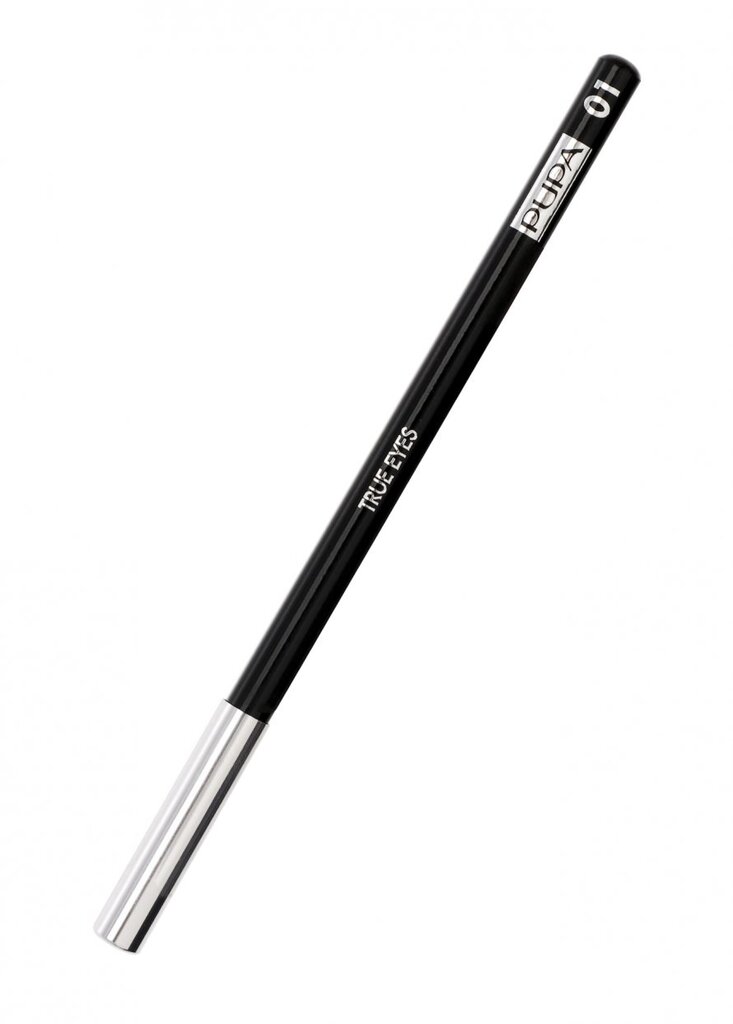 Akių kontūro pieštukas Pupa True Eyes 01 Intense Black, 1.4 g kaina ir informacija | Akių šešėliai, pieštukai, blakstienų tušai, serumai | pigu.lt