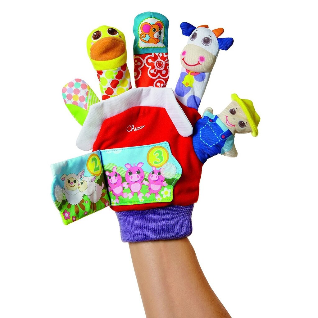 Pirštinė - Marionetė Chicco kaina ir informacija | Žaislai kūdikiams | pigu.lt