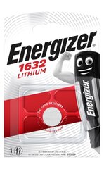 Батарейки Energizer CR1632 цена и информация | Батарейки | pigu.lt