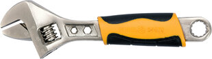 Разводной ключ с пластиковой рукояткой VOREL, 150 мм цена и информация | Механические инструменты | pigu.lt