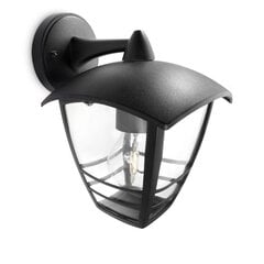 Настенный светильник Philips Creek Чёрный 60 W цена и информация | Уличные светильники | pigu.lt