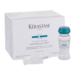 Atkuriamasis plaukų serumas ampulėse Kerastase Resistance Fusio-dose Concentre Vita-Ciment 12 ml x 10 цена и информация | Средства для укрепления волос | pigu.lt