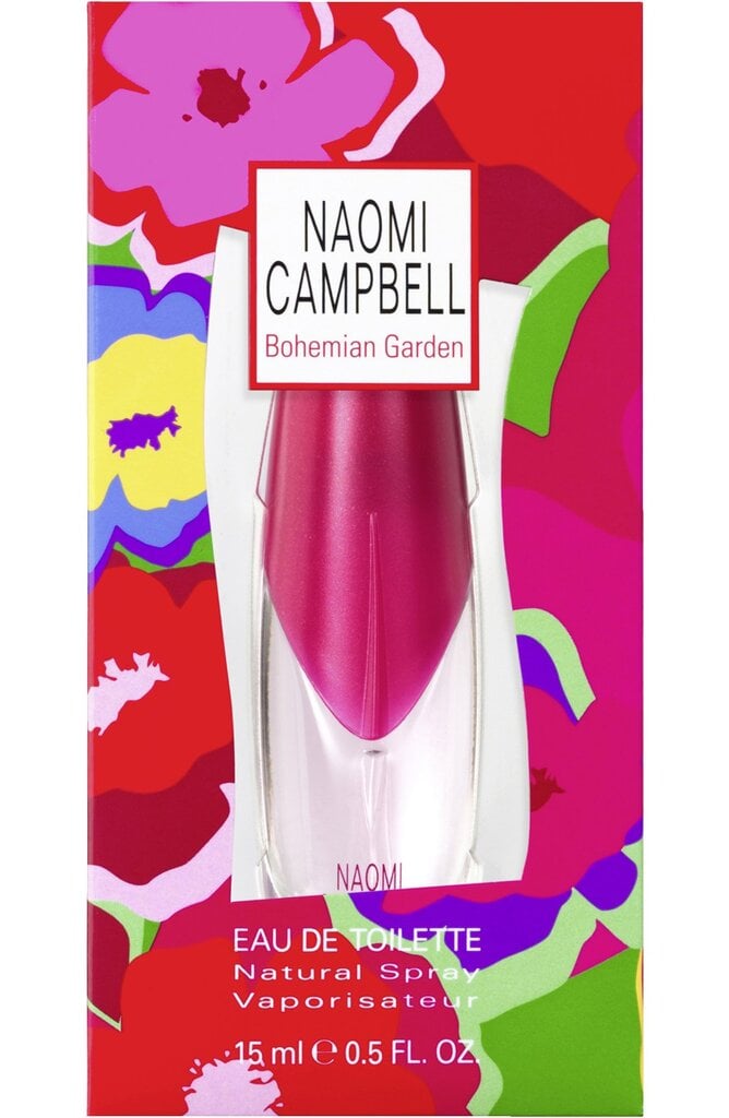 Tualetinis vanduo Naomi Campbell Bohemian Garden EDT moterims 15 ml kaina ir informacija | Kvepalai moterims | pigu.lt