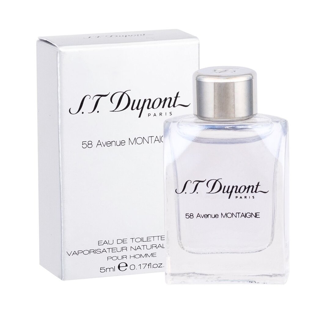 Tualetinis vanduo S.T. Dupont 58 Avenue Montaigne Pour Homme EDT vyrams 5 ml цена и информация | Kvepalai vyrams | pigu.lt