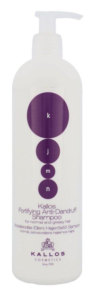 Šampūnas nuo pleiskanų Kallos KJMN Fortifying Anti-Dandruff, 500 ml kaina ir informacija | Šampūnai | pigu.lt
