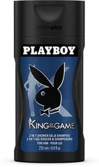 Dušo želė ir šampūnas 2in1 Playboy King of the Game vyrams 250 ml kaina ir informacija | Playboy Apranga, avalynė, aksesuarai | pigu.lt