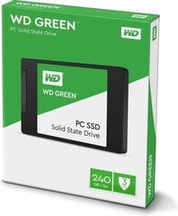 Western Digital Green 240GB SATA3 (WDS240G1G0A) kaina ir informacija | Vidiniai kietieji diskai (HDD, SSD, Hybrid) | pigu.lt