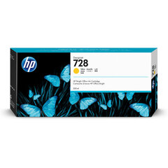 HP 728 300-ml Yellow kaina ir informacija | Kasetės rašaliniams spausdintuvams | pigu.lt