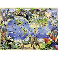 Dėlionė Ravensburger World of Wildlife, 300 d. kaina ir informacija | Dėlionės (puzzle) | pigu.lt