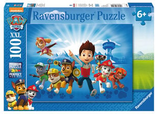 Пазл RAVENSBURGER Paw Patrol 100шт, 108992 цена и информация | Пазлы | pigu.lt