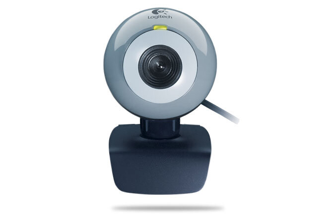 Internetinė kamera su mikrofonu LOGITECH Quickcam E2500, juoda-pilka kaina ir informacija | Kompiuterio (WEB) kameros | pigu.lt
