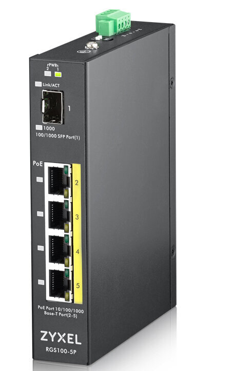 ZyXEL RGS100-5P-ZZ0101F цена и информация | Maršrutizatoriai (routeriai) | pigu.lt