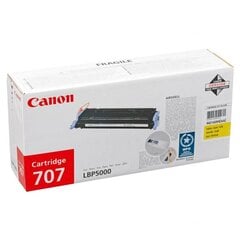 Rašalo kasetė Canon 707Y, geltona, 2000 psl. цена и информация | Картриджи для лазерных принтеров | pigu.lt