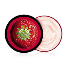 Drėkinamasis kūno sviestas The Body Shop Strawberry, 200 ml kaina ir informacija | Kūno kremai, losjonai | pigu.lt