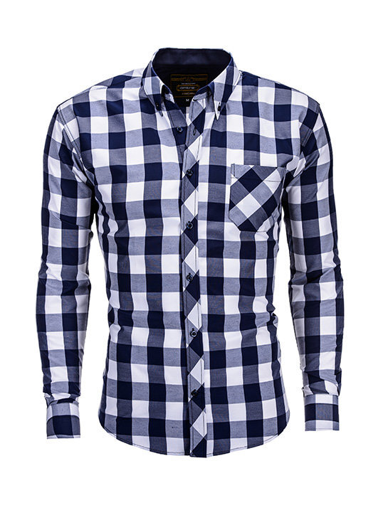 Vyriški marškiniai Ombre K282  XXL kaina ir informacija | Vyriški marškiniai | pigu.lt