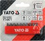 Antgalių rinkinys Yato PZ2x25mm 1/4", 10vnt. kaina ir informacija | Mechaniniai įrankiai | pigu.lt