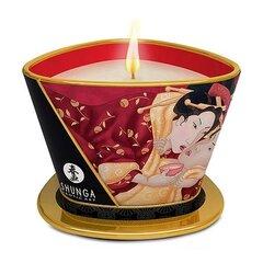 Kvepianti žvakė - masažo aliejus Strawberry Shunga, 170 ml kaina ir informacija | Masažo aliejai | pigu.lt