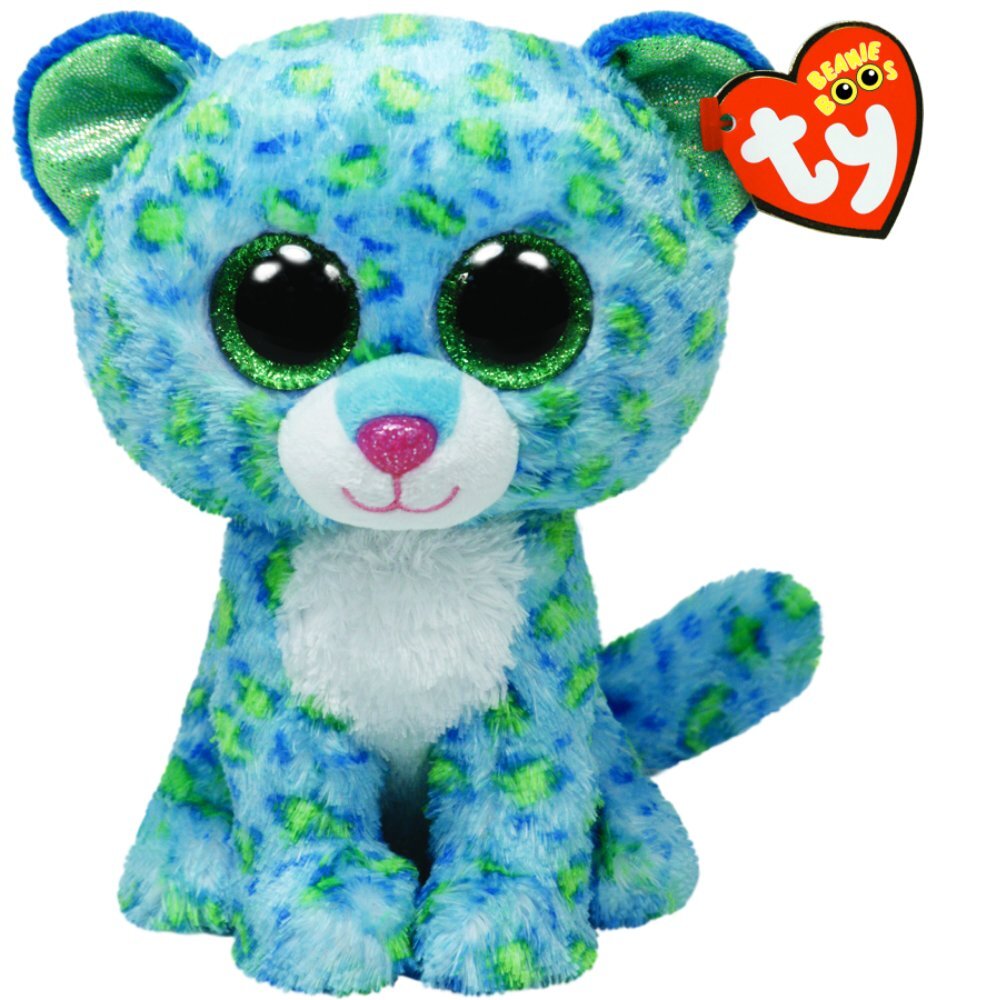 Pliušinė leopardė TY Beanie Boos Leona, 23 cm, 34102 цена и информация | Minkšti (pliušiniai) žaislai | pigu.lt