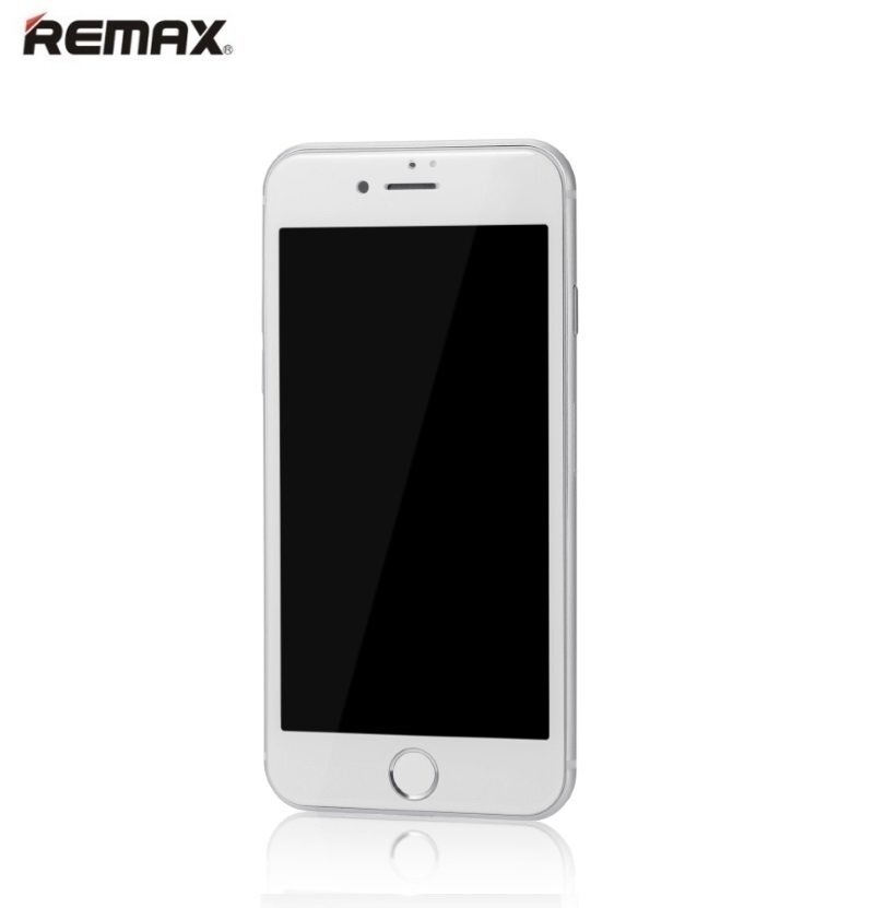 Apsauginis stiklas Remax Crystal 2in1 + Nugarėlės apsauga skirta Apple iPhone 7, Balta kaina ir informacija | Apsauginės plėvelės telefonams | pigu.lt